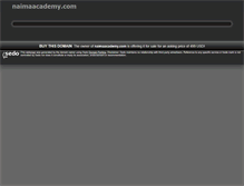 Tablet Screenshot of naimaacademy.com